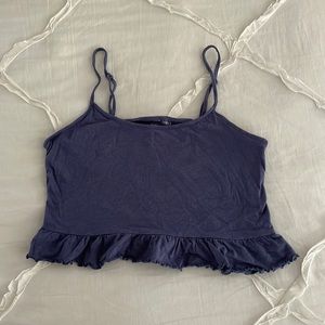 American Eagle ruffle tank
